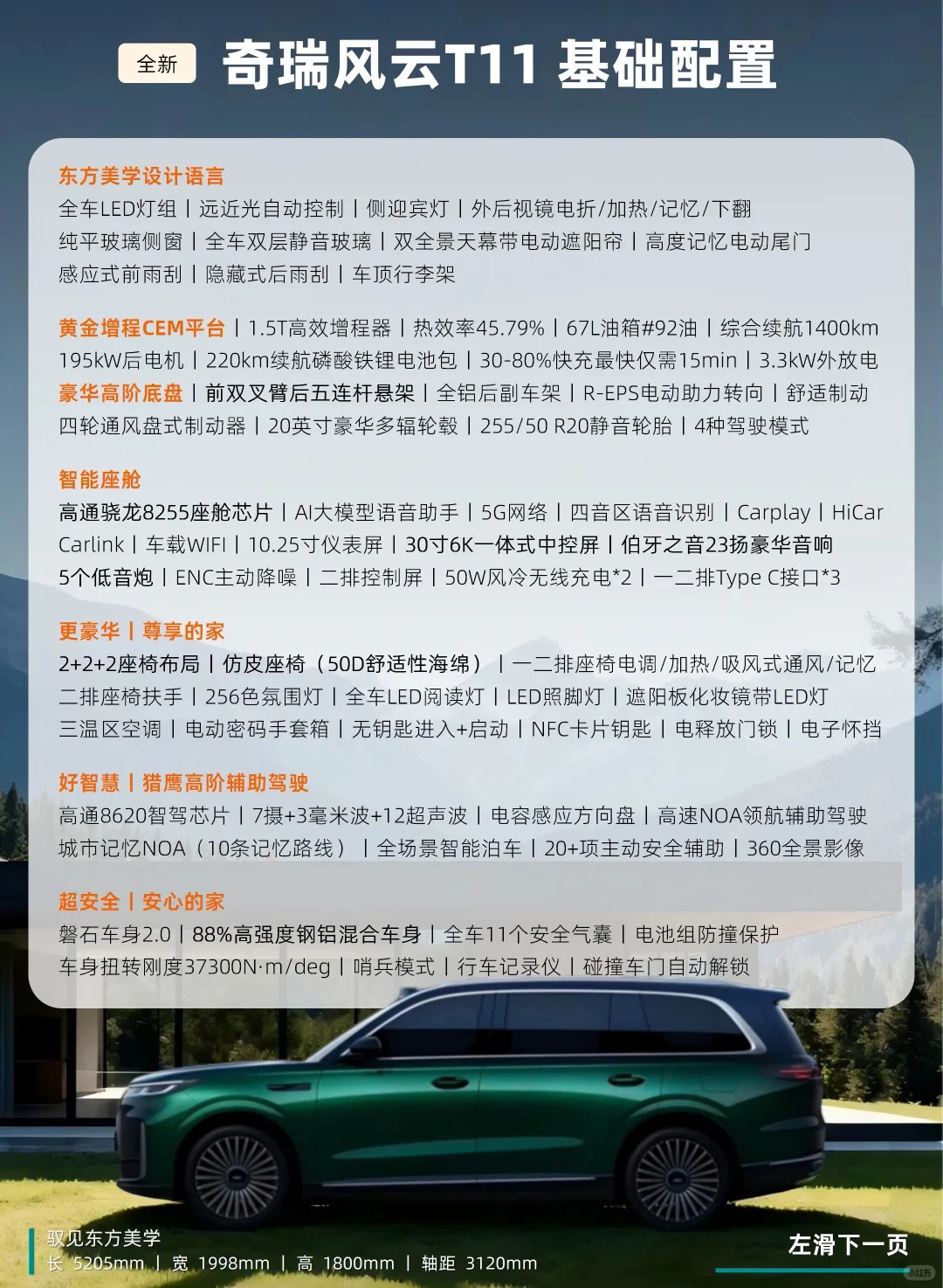 家用SUV天花板！风云T11配置真的卷疯了 预算