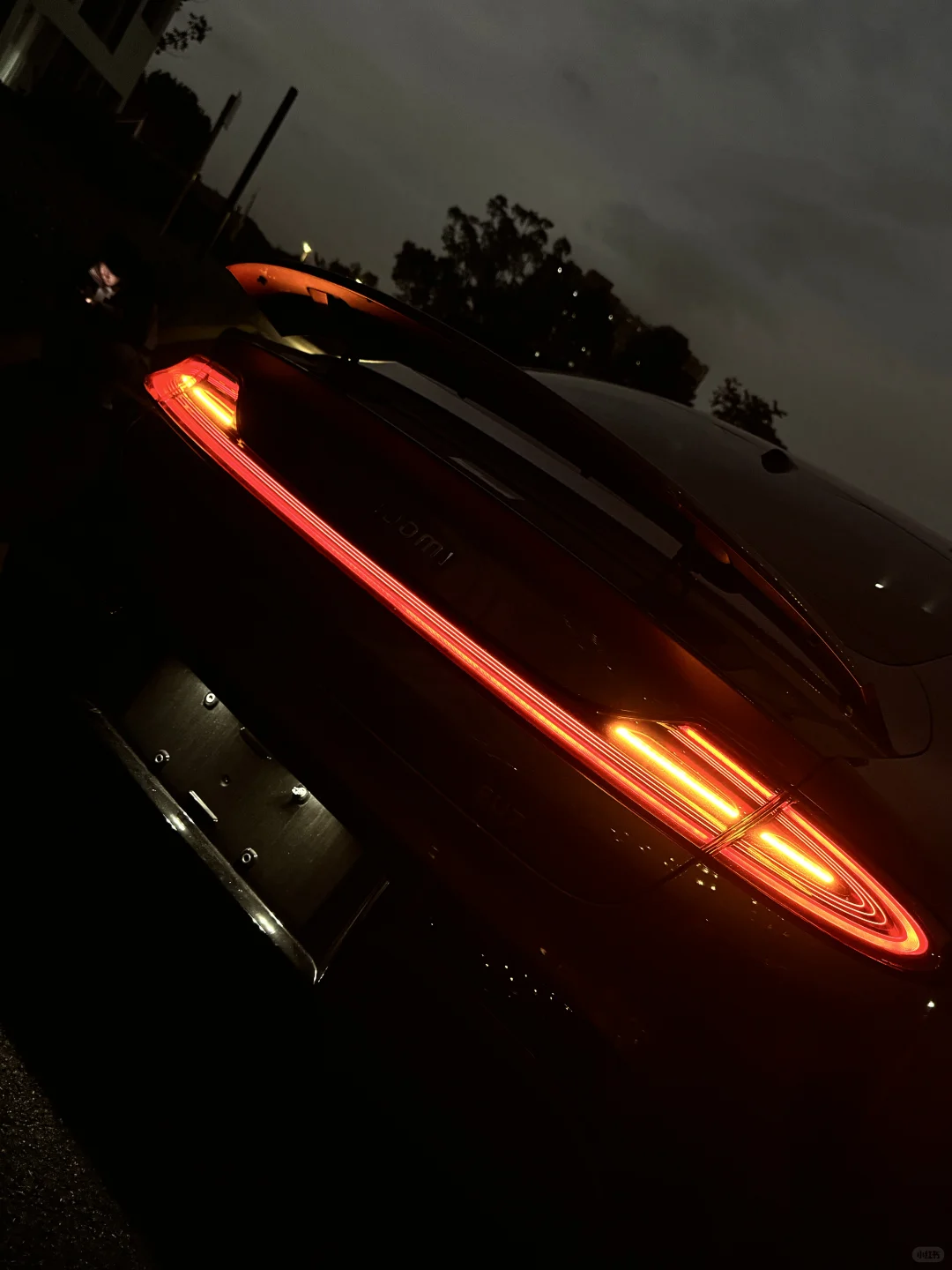 谁还没个小米 SU7 MAX 绿化带战士.