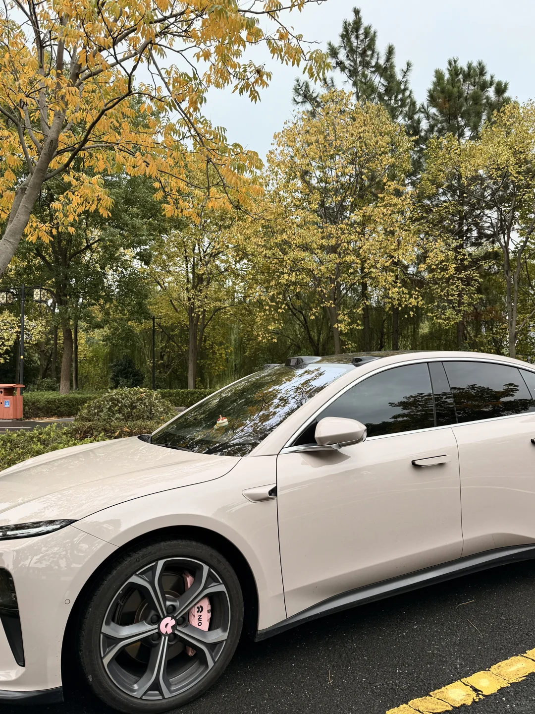 对于我一个普通家庭的女生，蔚来已经很不错