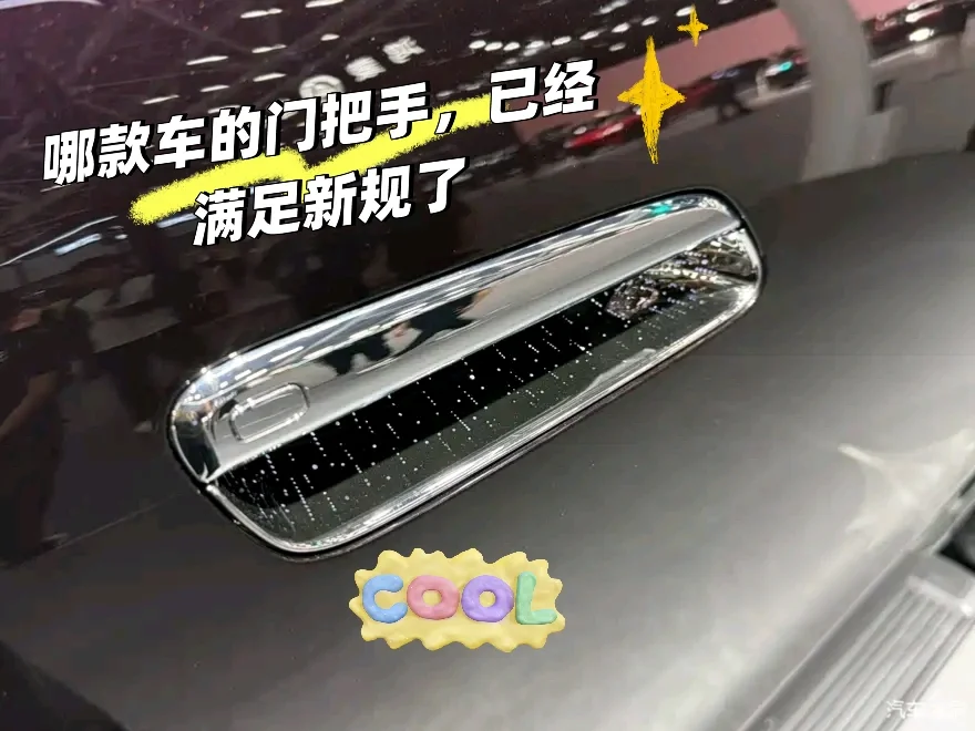 猜猜这是哪款车的半隐藏把手