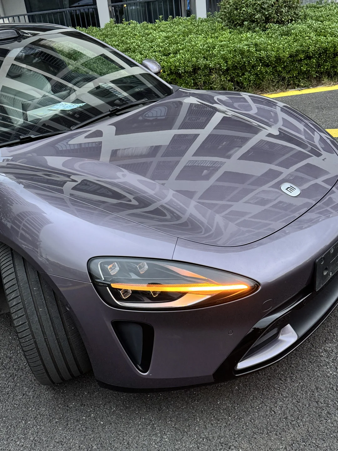 谁还没个小米 SU7 MAX 绿化带战士.