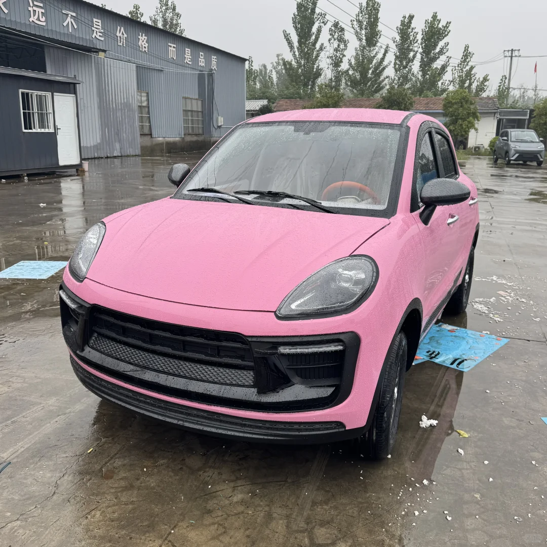 是谁能顶得住这颜色？！粉色卡宴