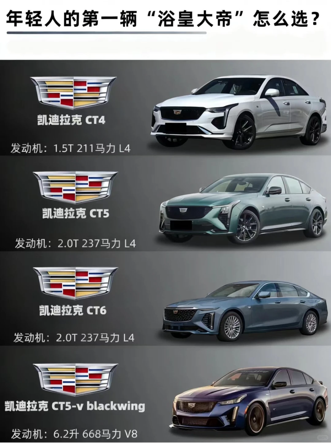 🔥凯迪拉克全车型攻略！