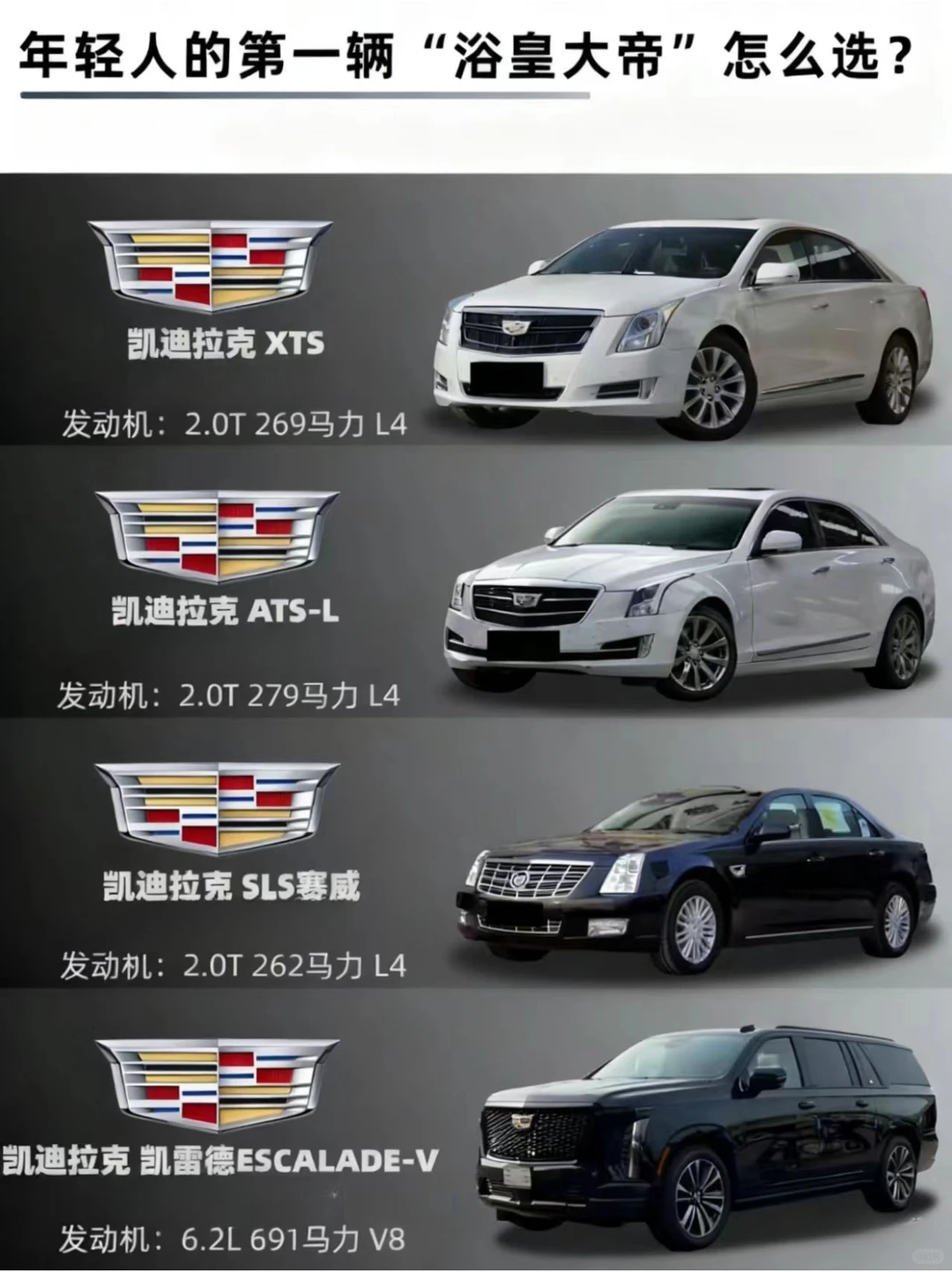 🔥凯迪拉克全车型攻略！