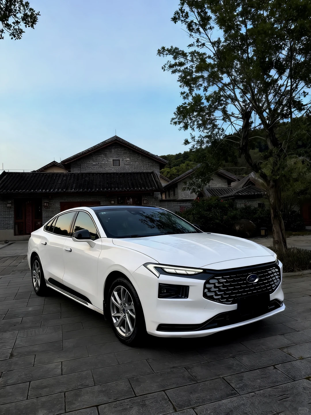 急出女神男神的神车 22款蒙迪欧白色豪华