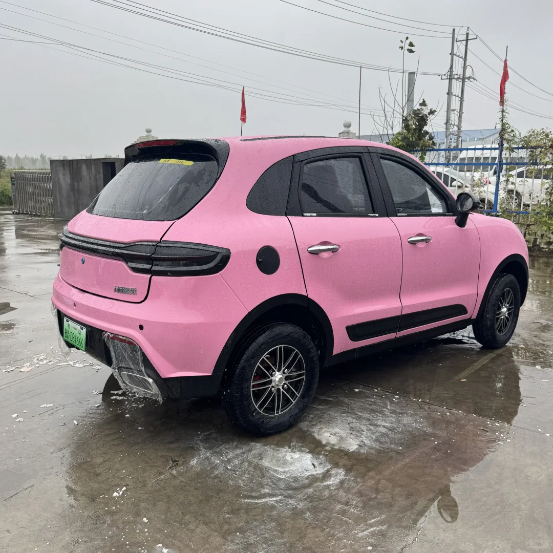 是谁能顶得住这颜色？！粉色卡宴