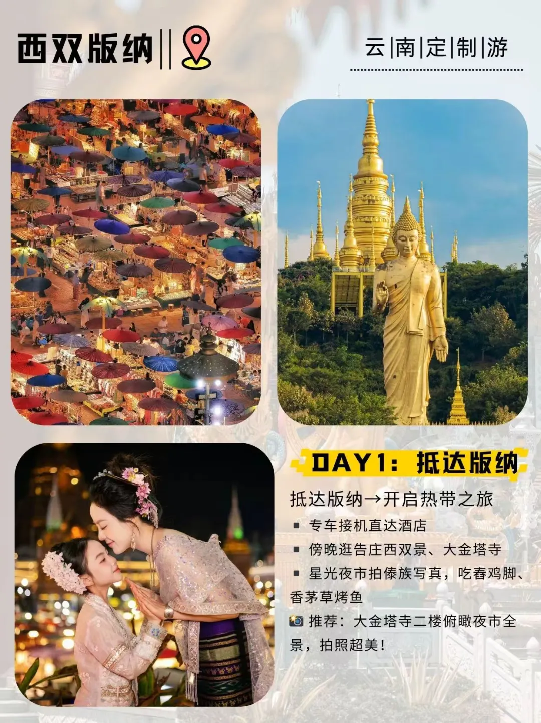 【西双版纳+昆明观鸥定制小团】5天4晚玩转