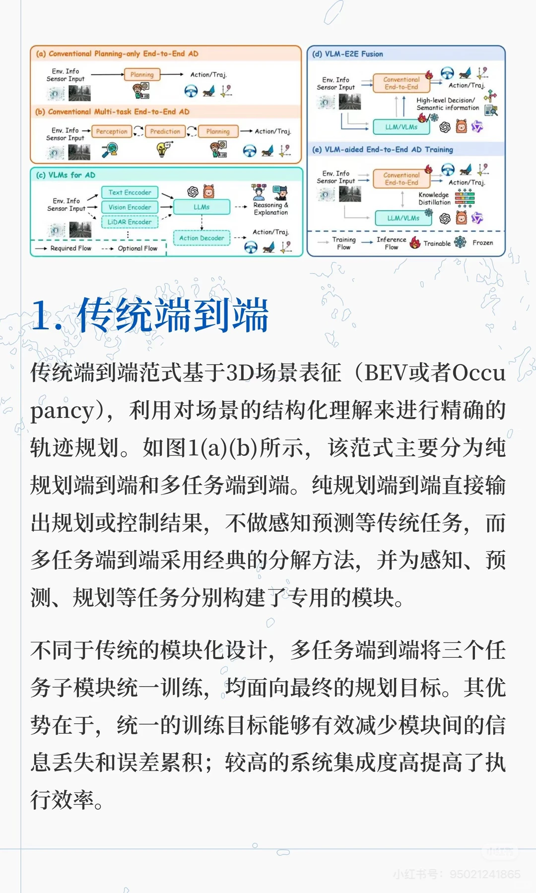 自动驾驶端到端&VLA最新综述🥳