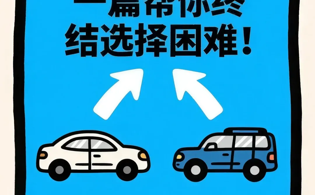 轿车 VS SUV一篇帮你终结选择困难！🚗