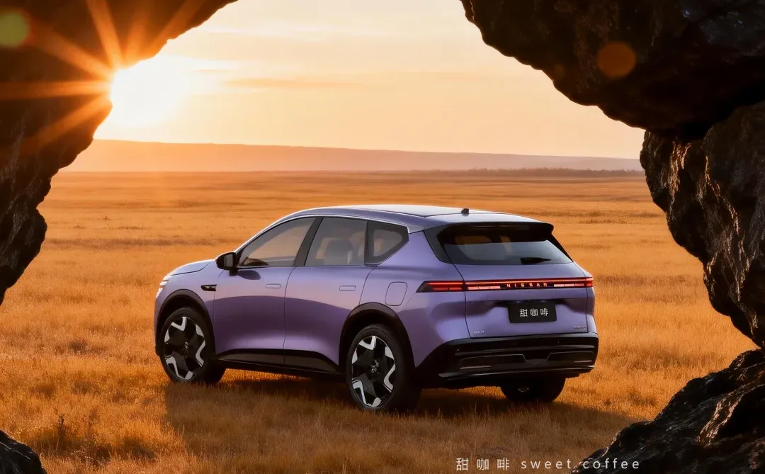 平原驰骋的紫色SUV