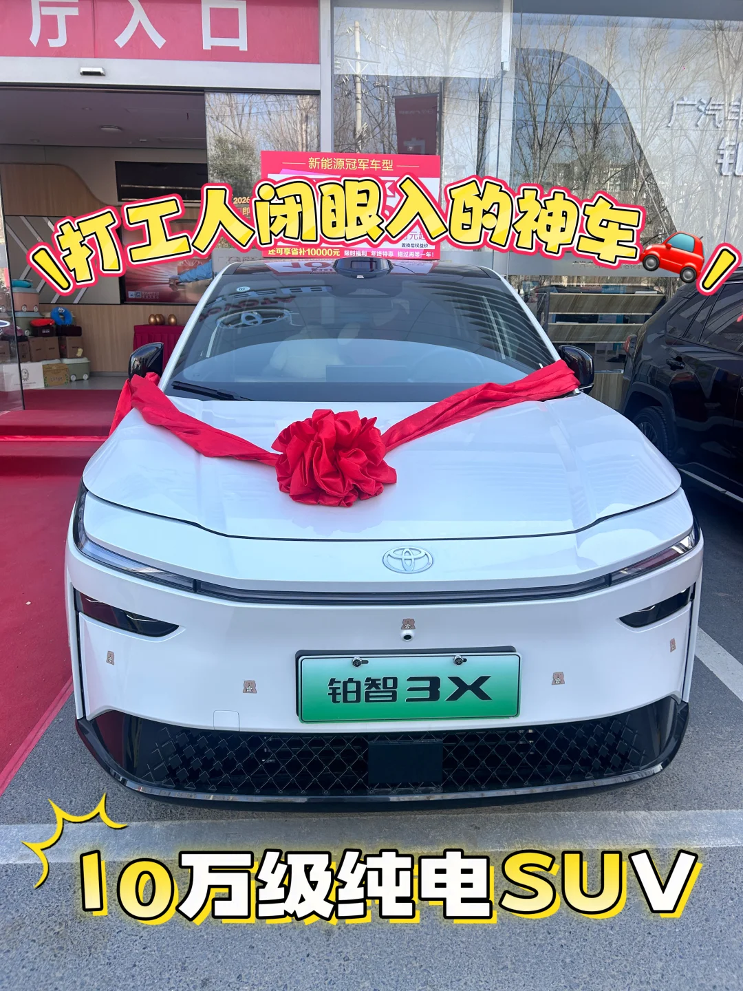 10万级纯电SUV，打工人闭眼入的神车‼️