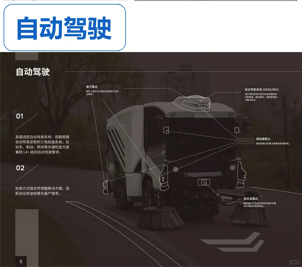 仙途智能AutowiseV3自动驾驶扫路机