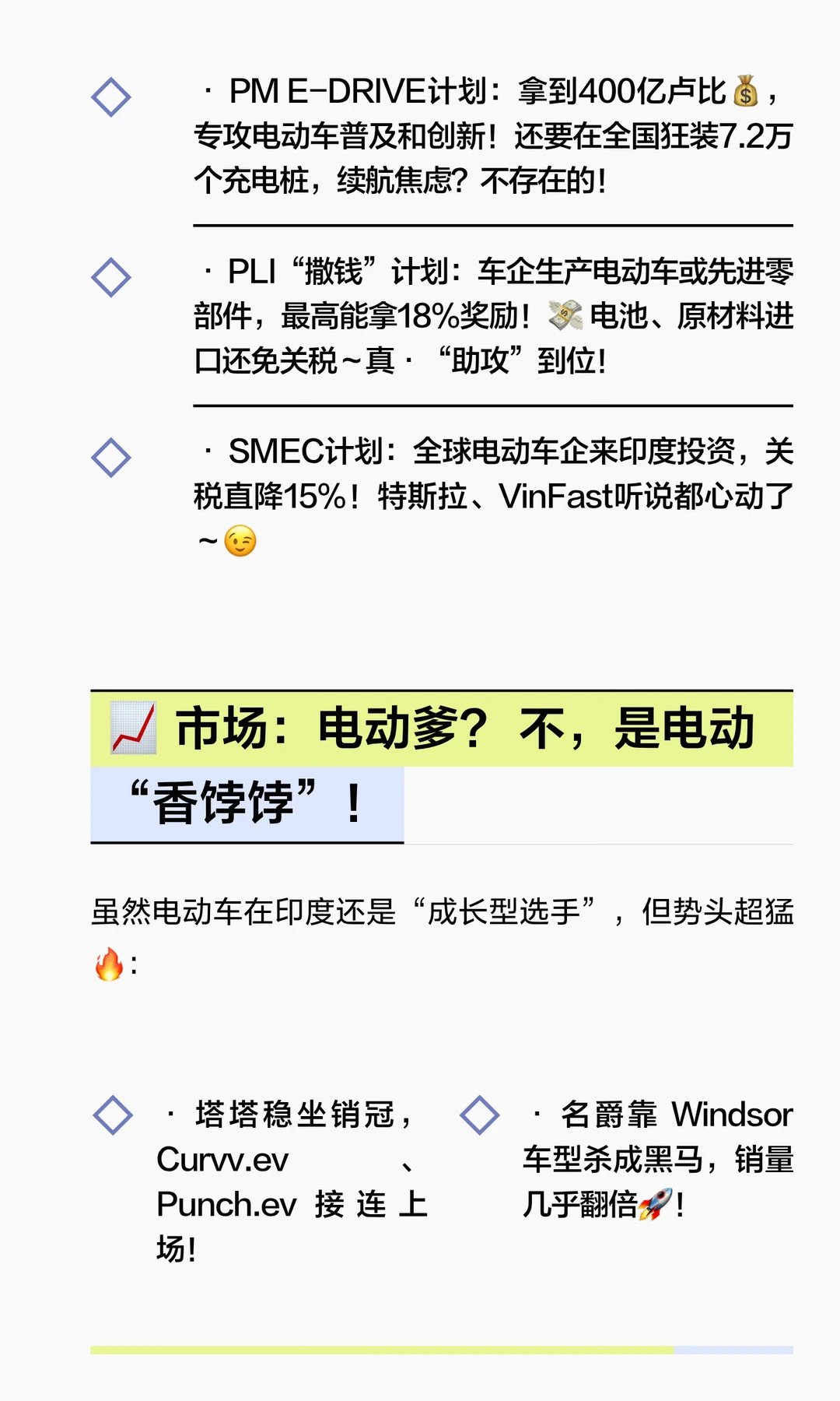 🚗 印度电动车“杀”疯了！政策猛如虎，加