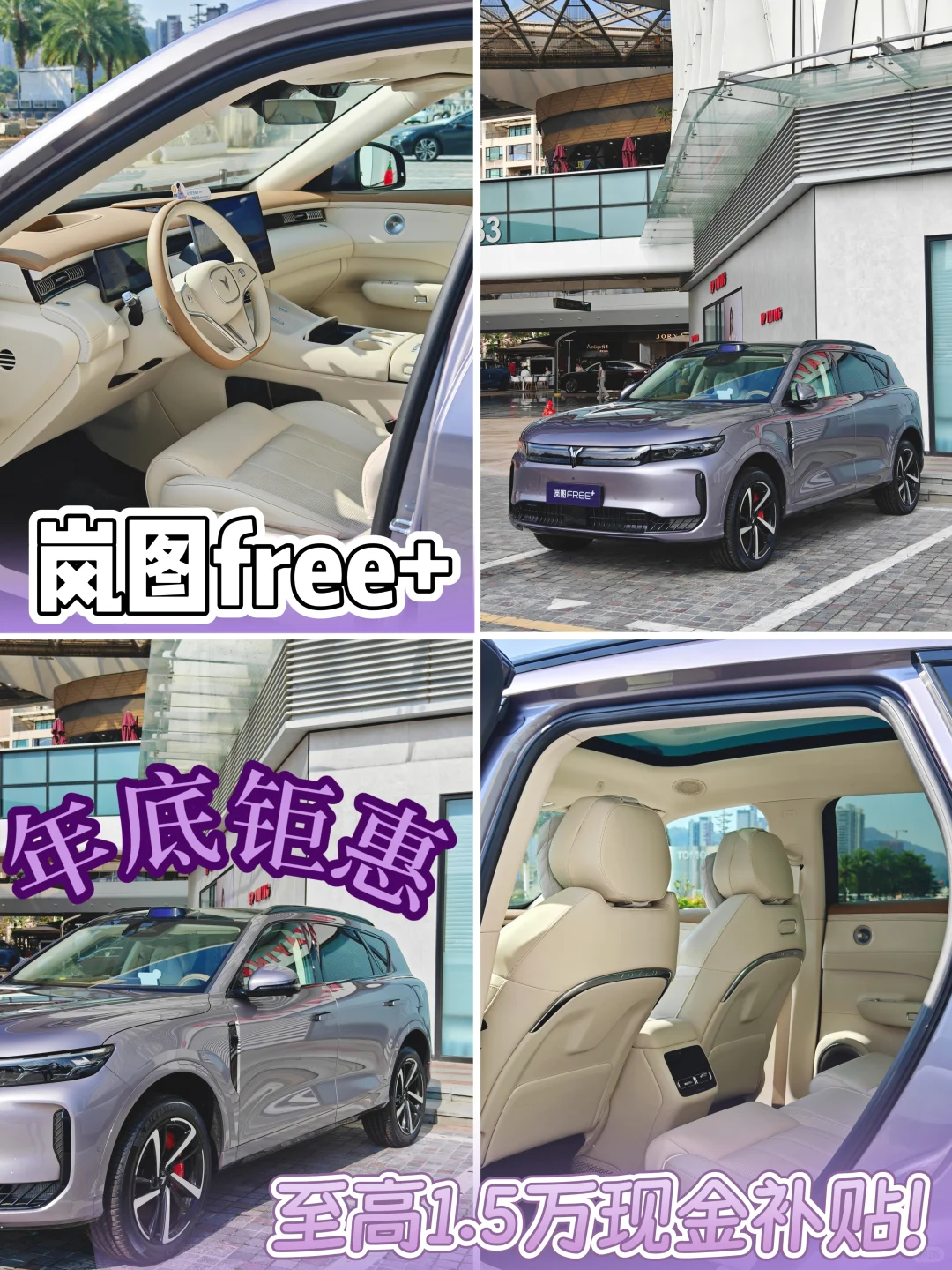 20万级华系SUV🚗岚图free+年底钜惠来袭！