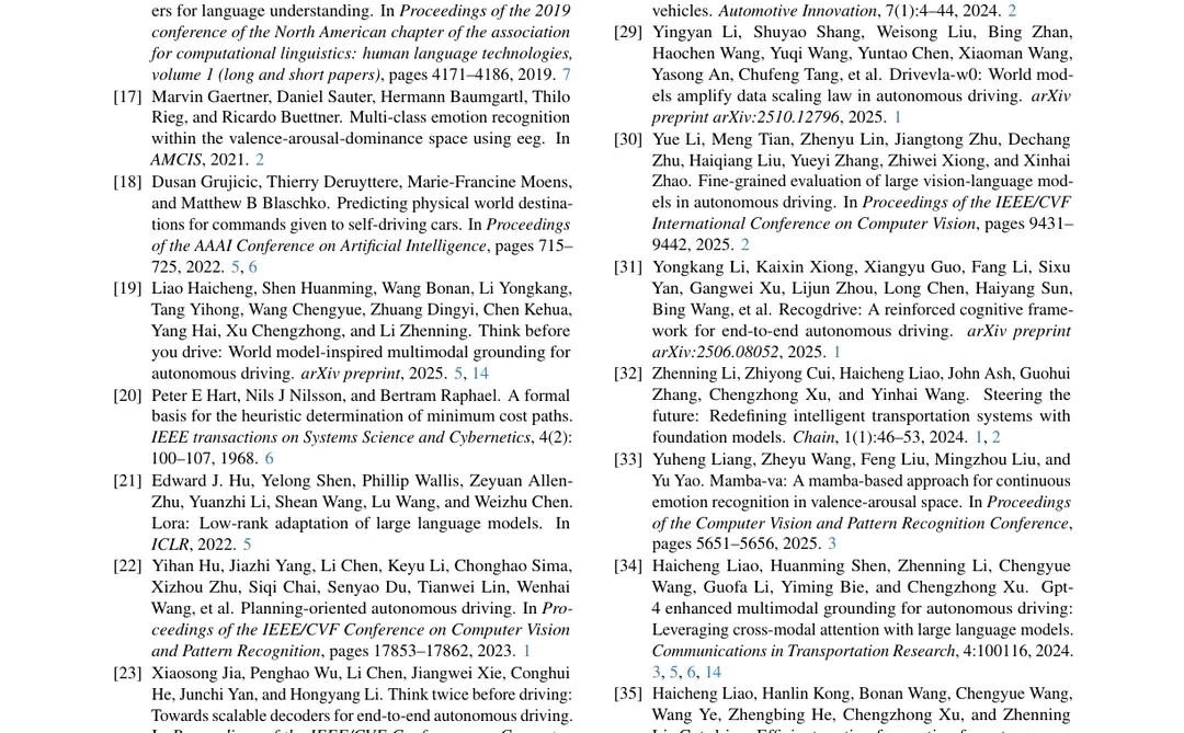 E3AD: 情感感知的端到端自动驾驶模型