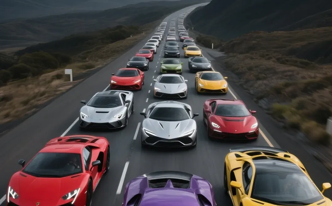 兰博基尼壁纸|世界上跑的最快的紫色车！！