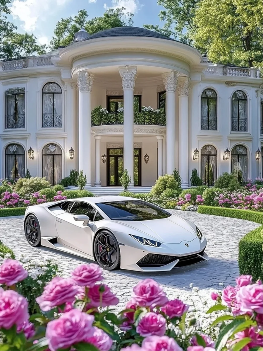 豪车豪宅！简直就是天堂啊💕！！！