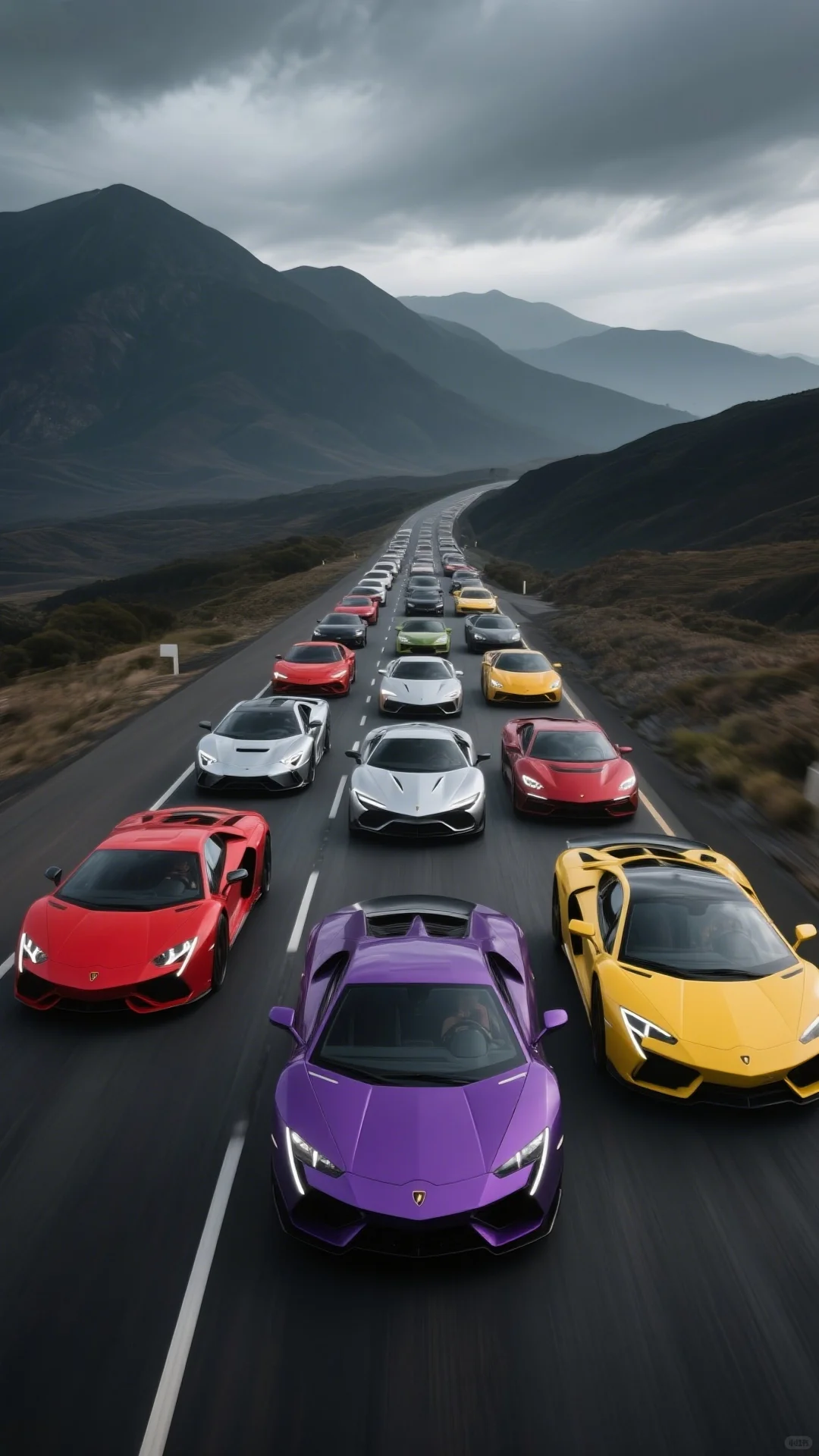 兰博基尼壁纸|世界上跑的最快的紫色车！！