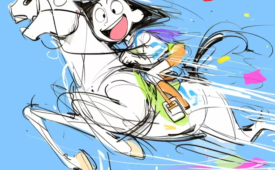 小马潦草画风！