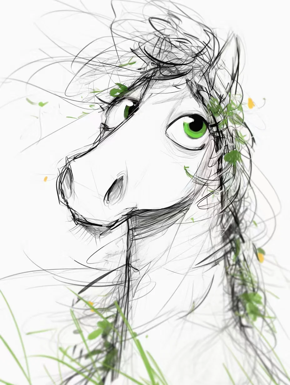 小马潦草画风！