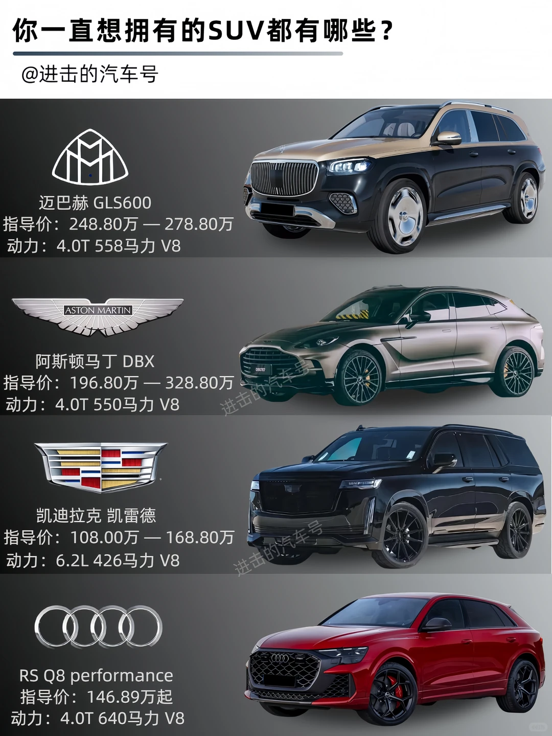 总有一辆是你的梦中SUV吧！