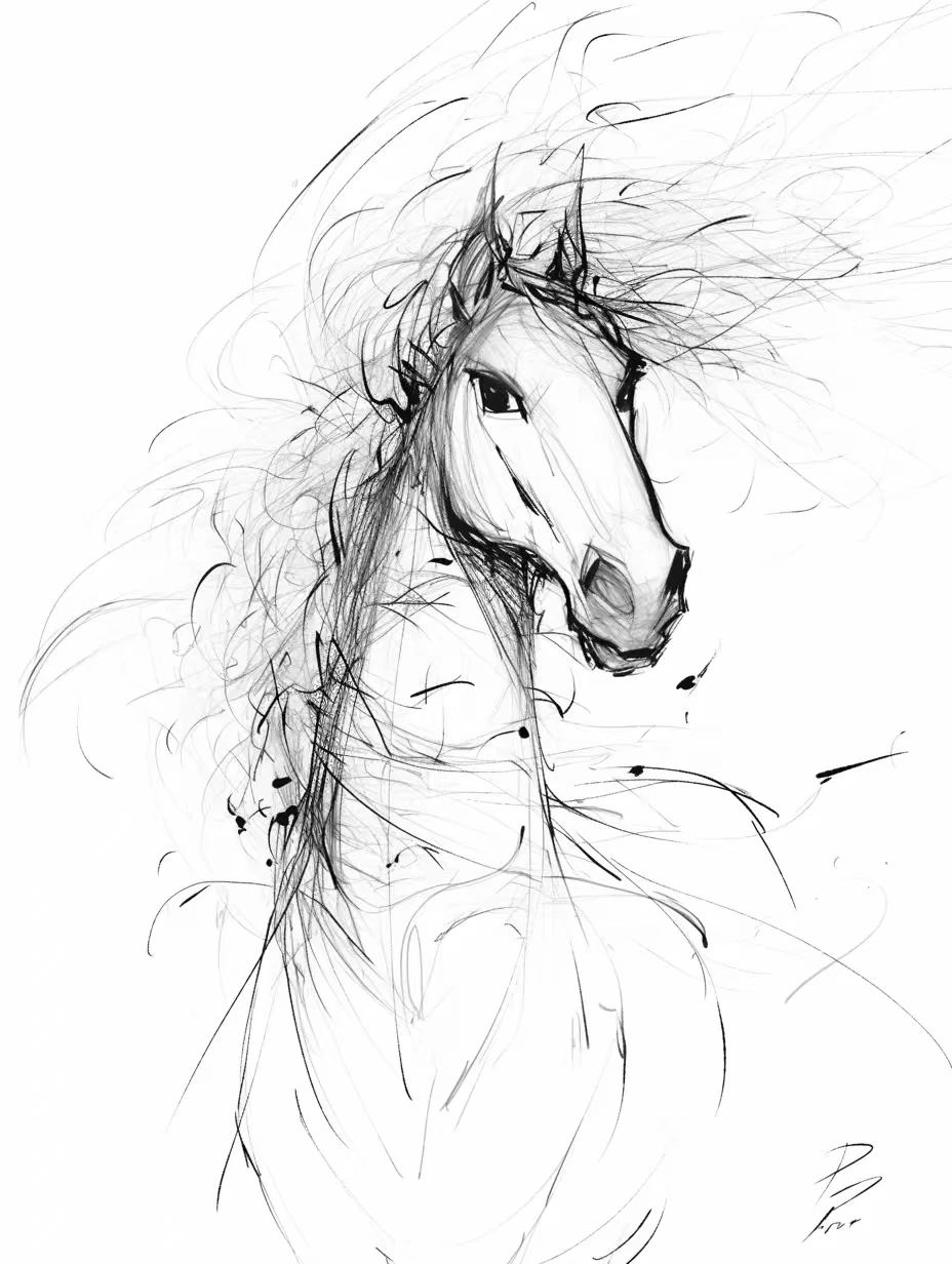 小马潦草画风！