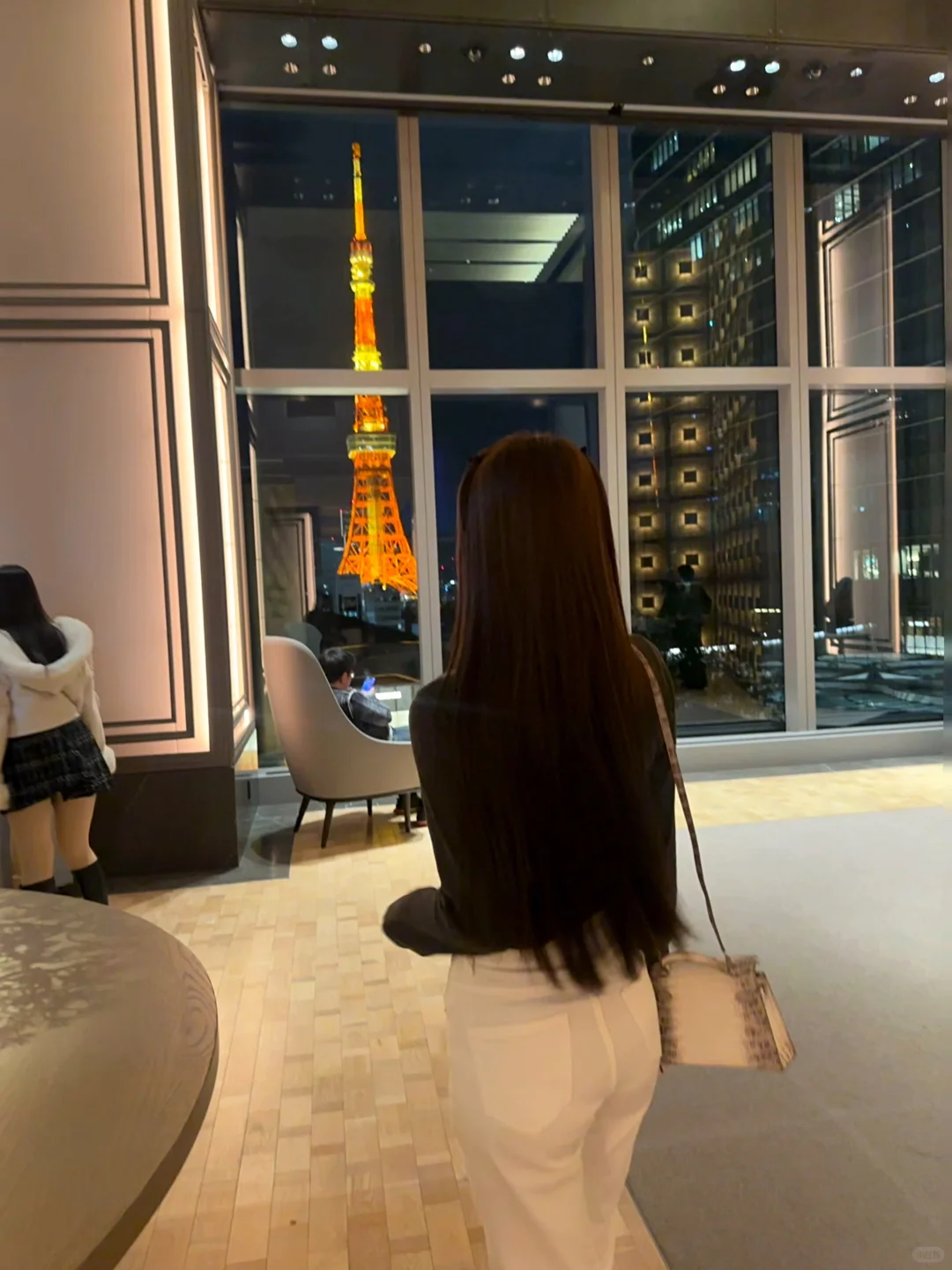 夜晚的东京铁塔真的太美啦～