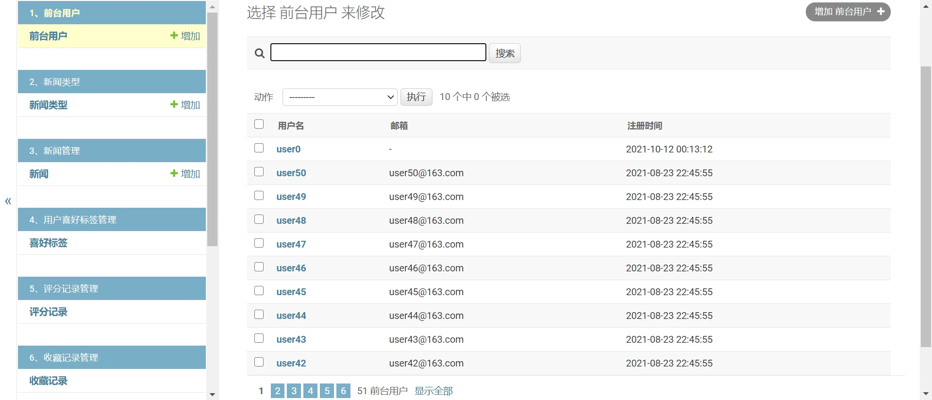 python_django新闻推荐系统