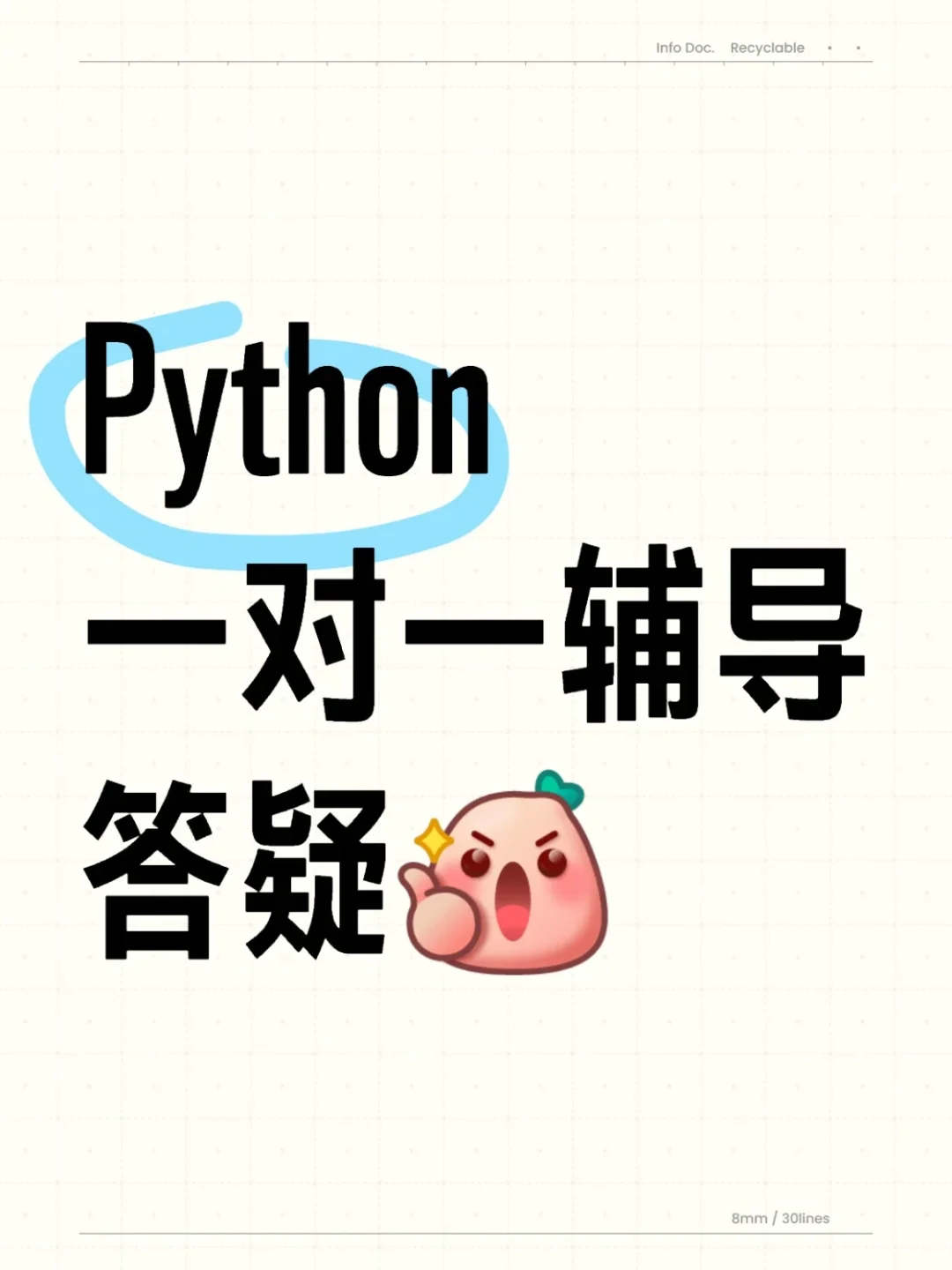 Python一对一编程辅导带教