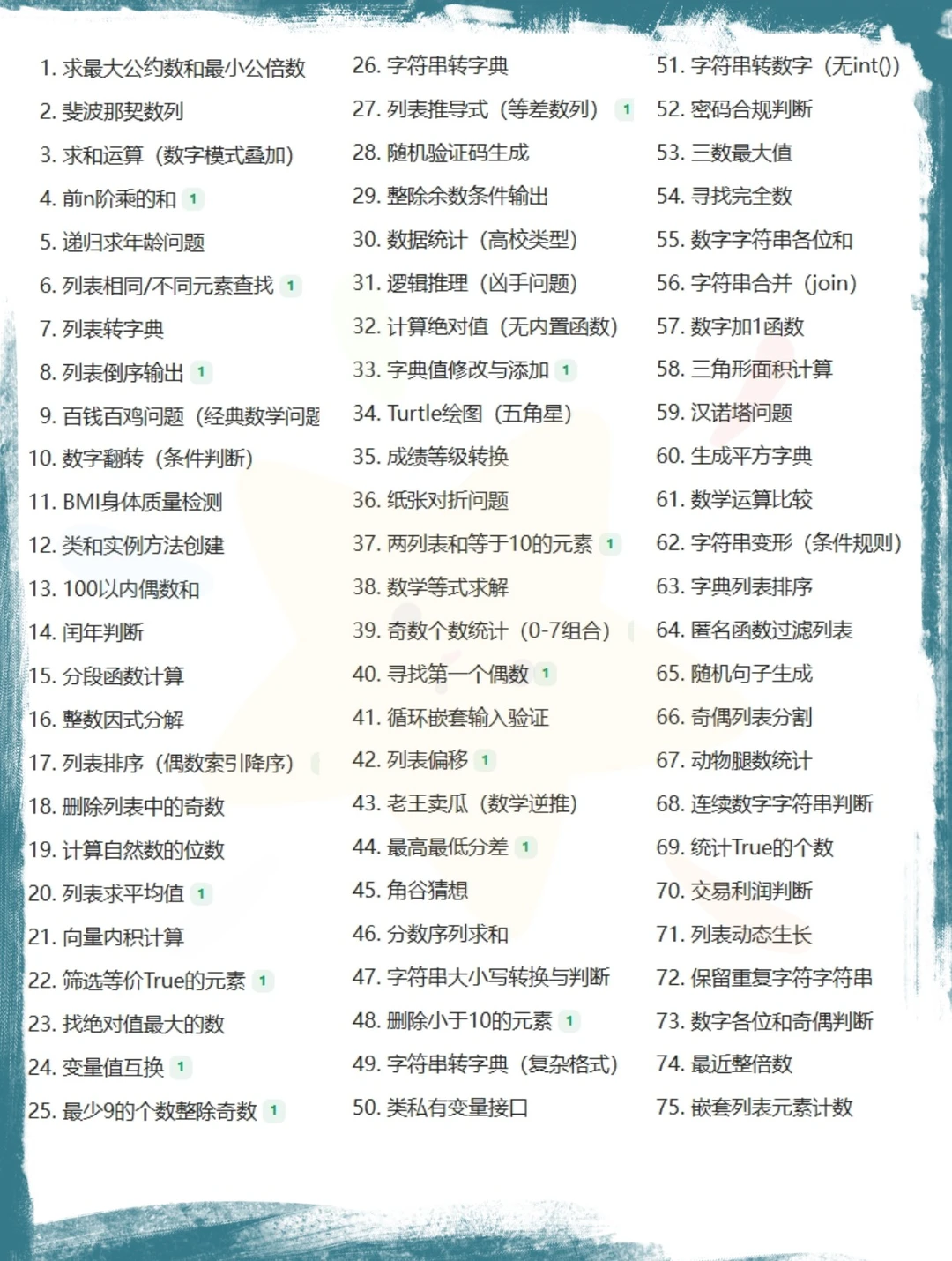 Python350道练习题，附答案+解析！