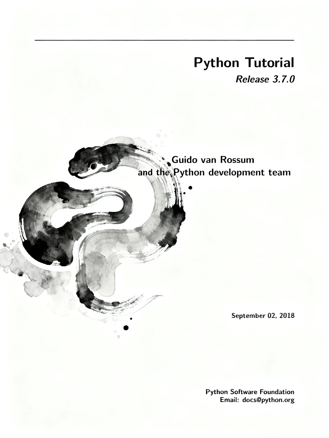Python官方教程文档
