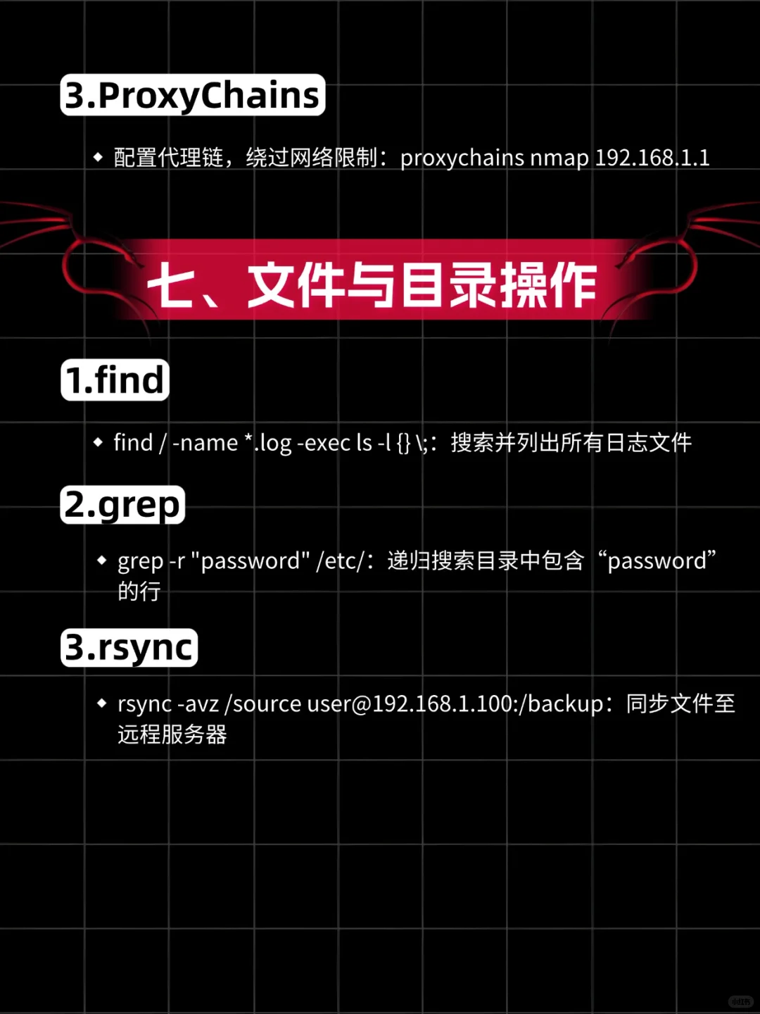 黑客技术--Kali Linux命令手册