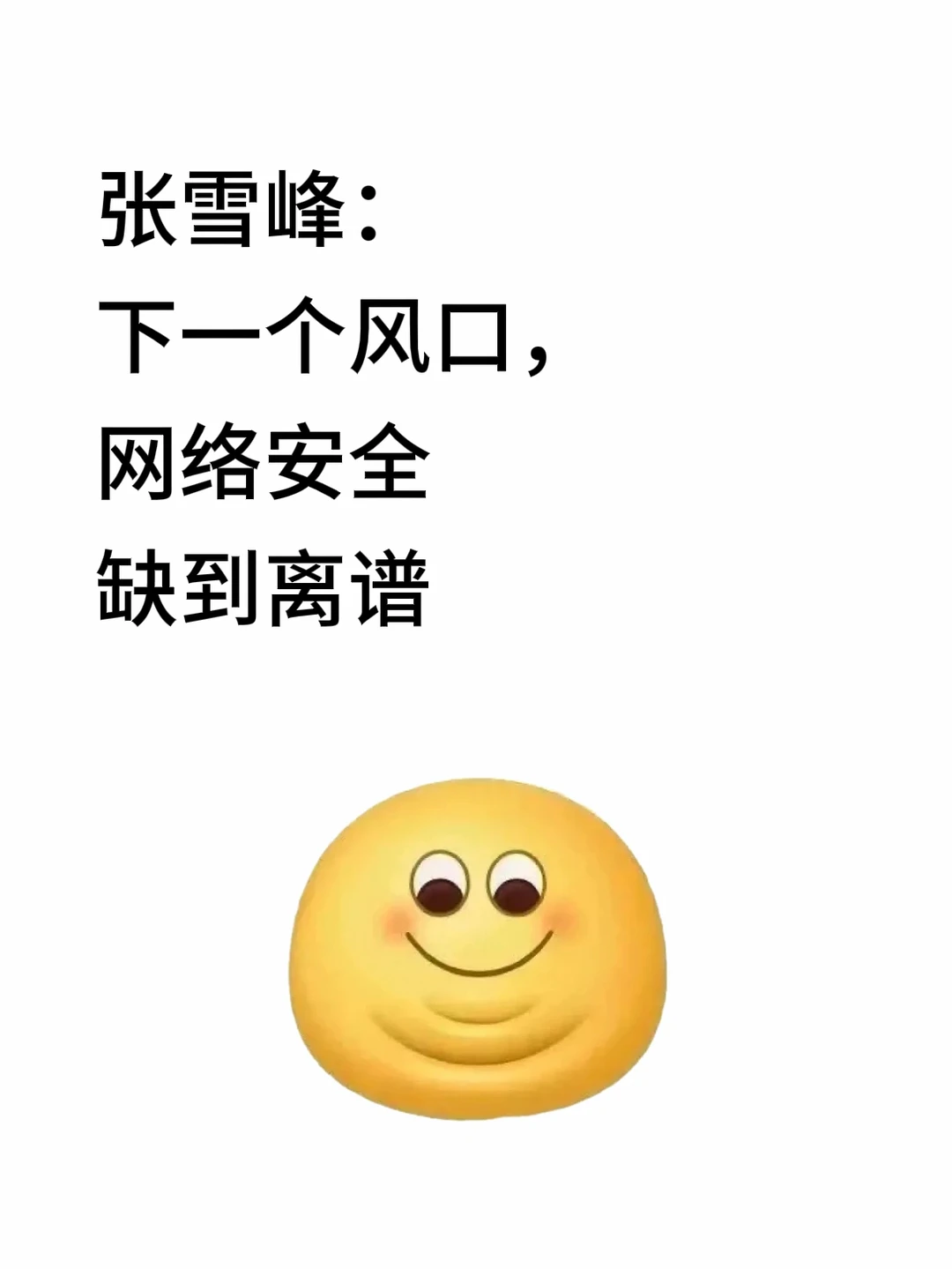 张雪峰说下一个风口：网络安全缺到离谱