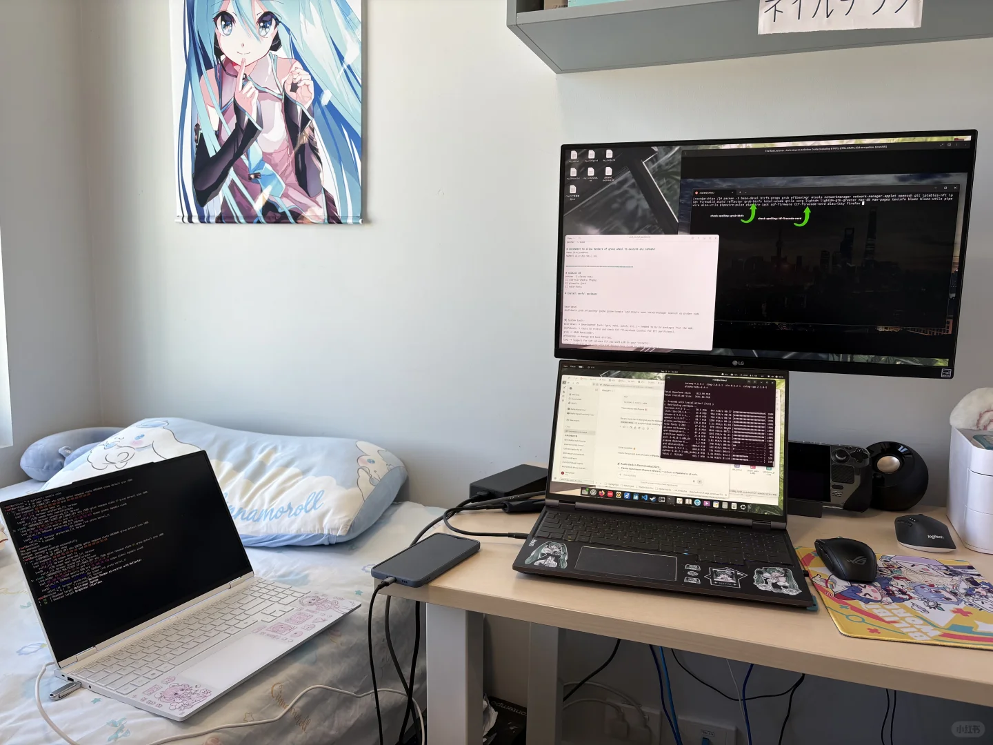 第一次安装arch linux就爱上了，好像拼乐高