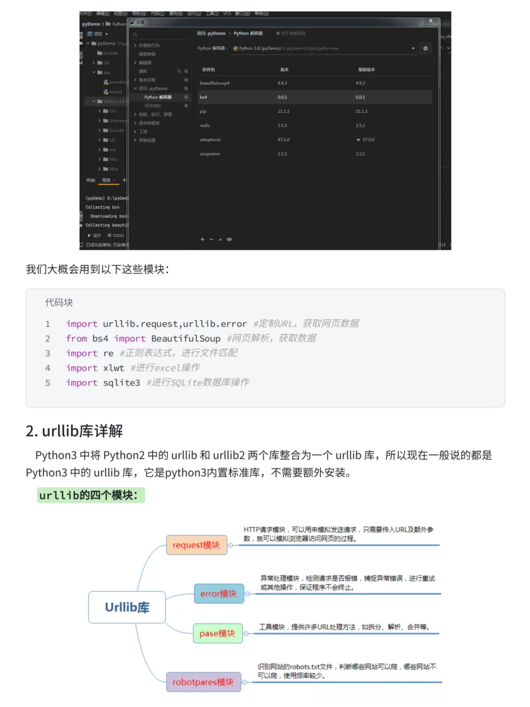逼自己练完这48页纸你的Python爬虫就很牛了
