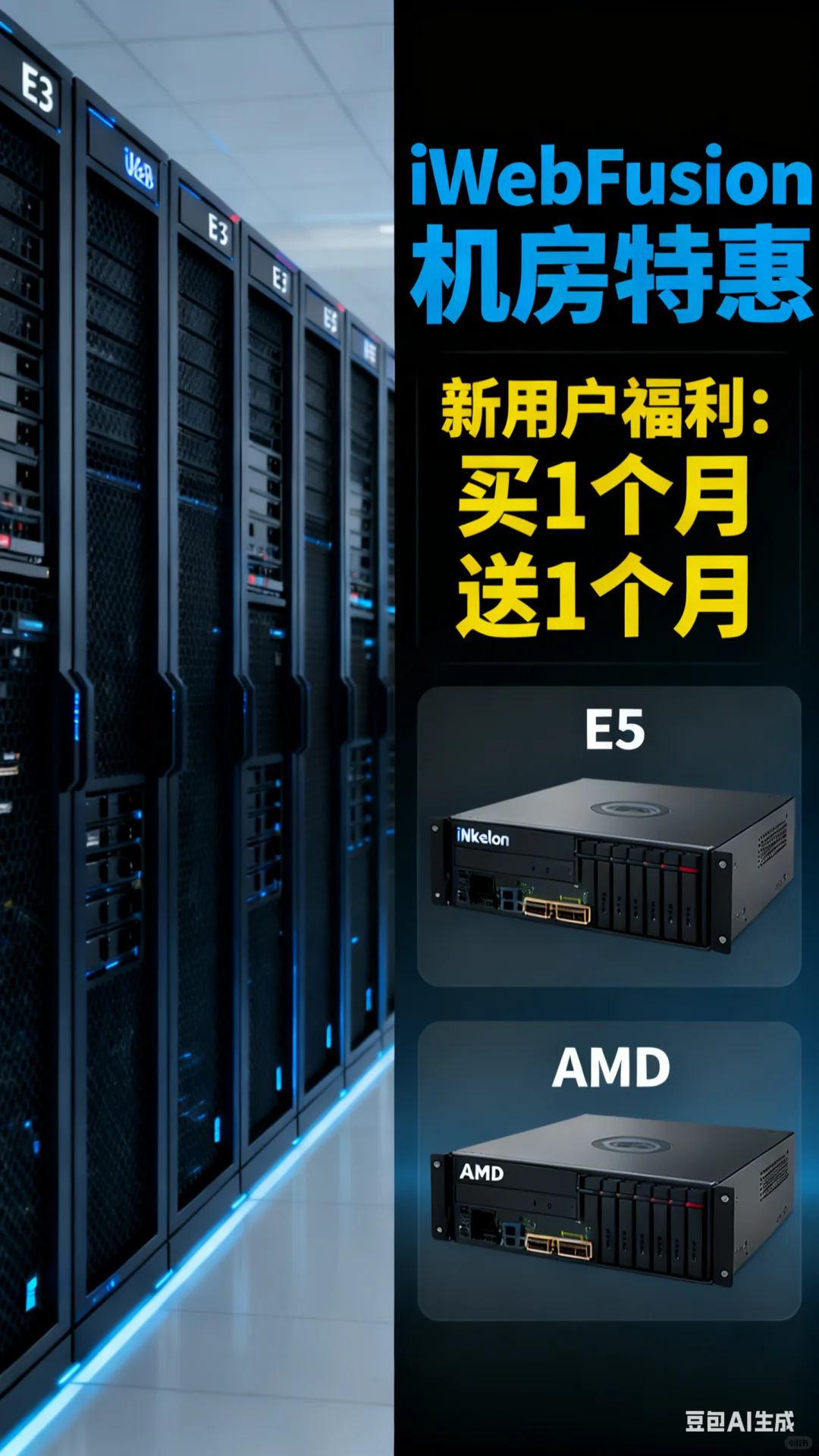 新年iWebFusion.Net 买一个月赠送一个月