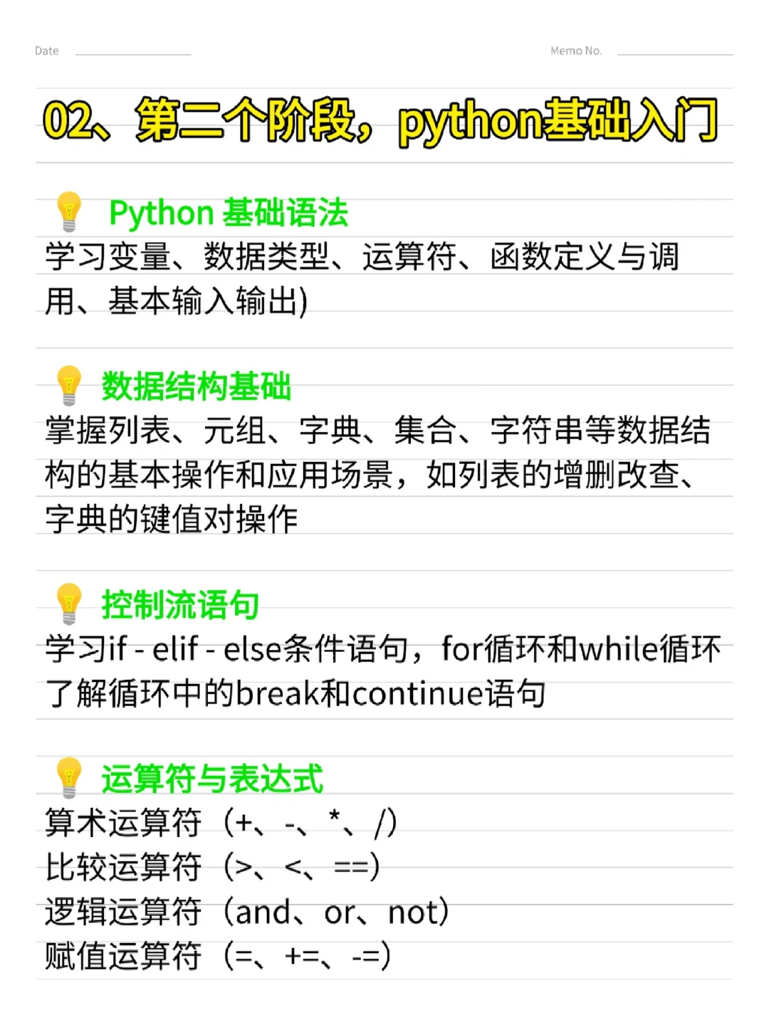 2025最新版Python学习路线