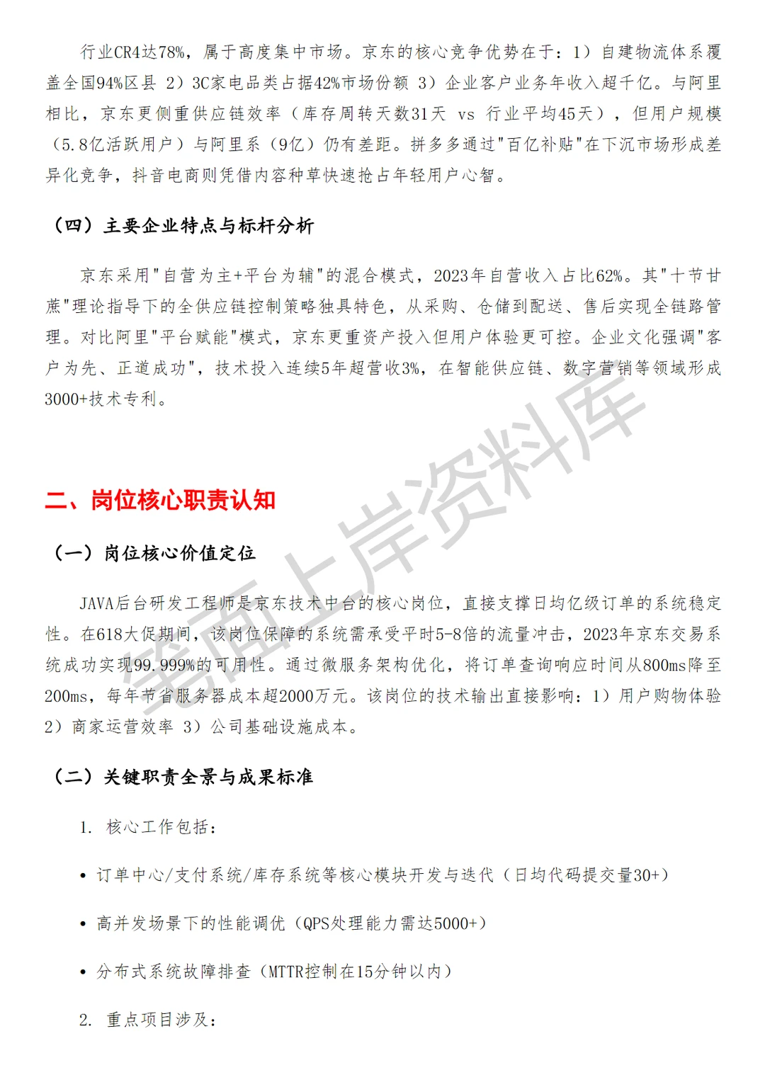 京东JAVA后台研发