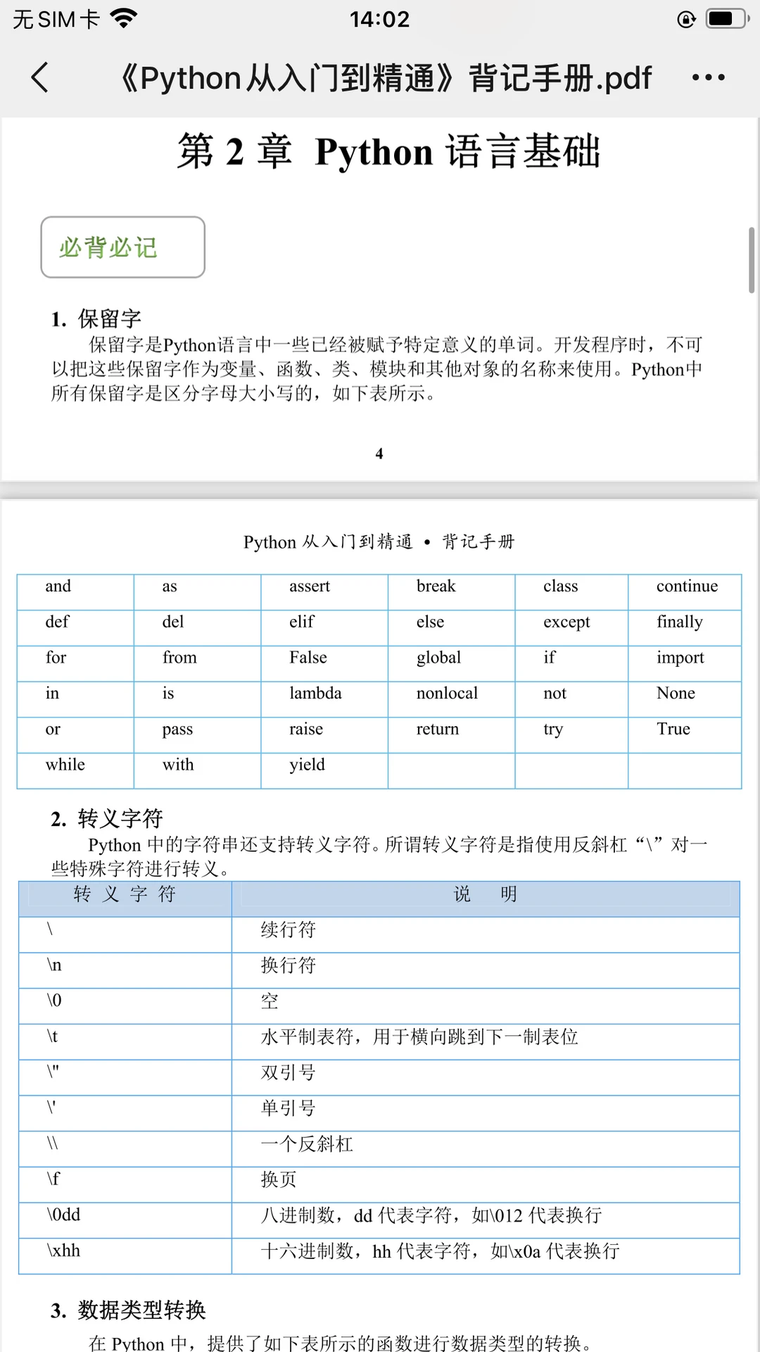 Python无非就这54页纸（邪修版）