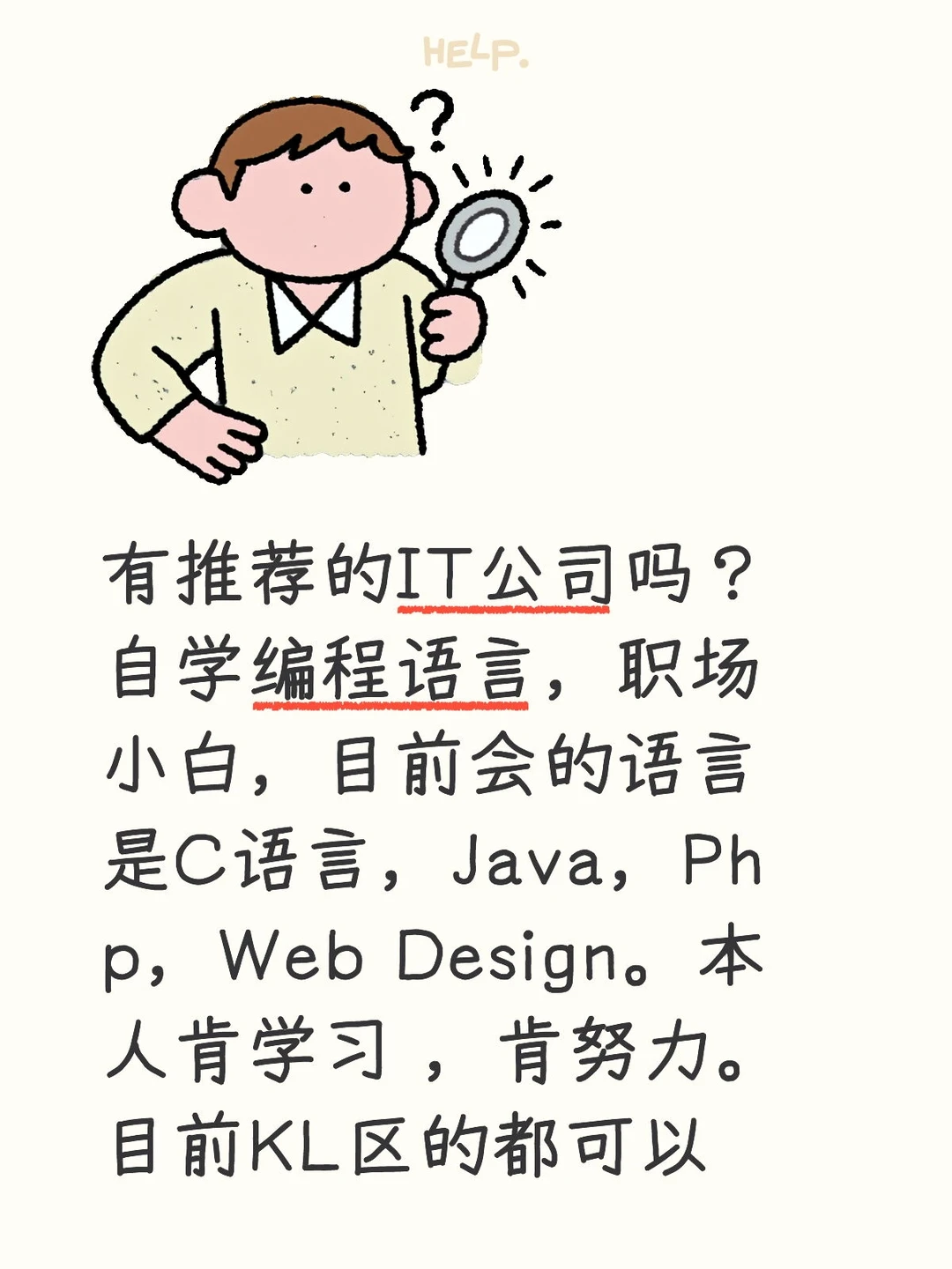 找不到IT的工作🫨