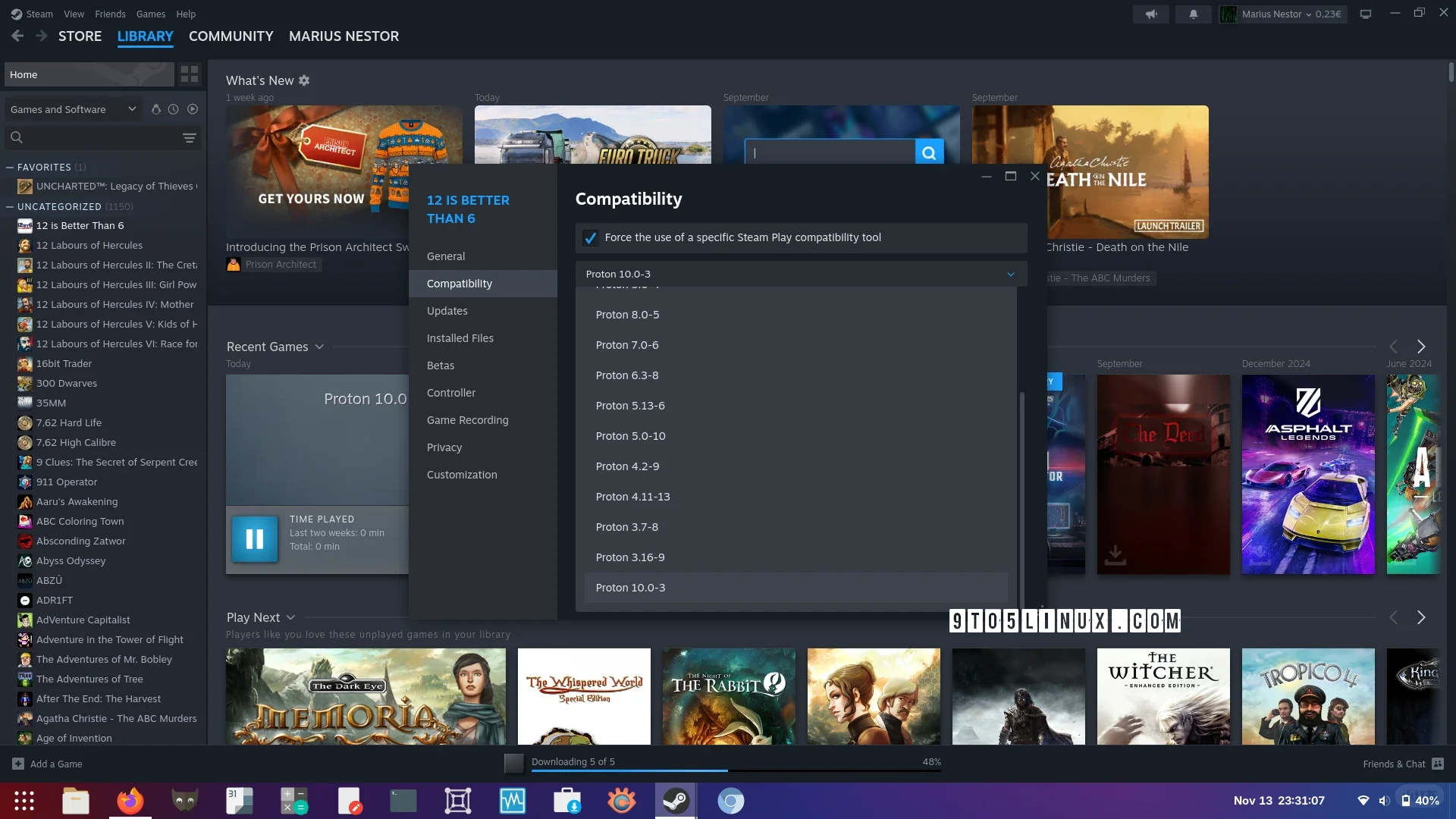 Proton 10 发布：大幅提升兼容性🎮