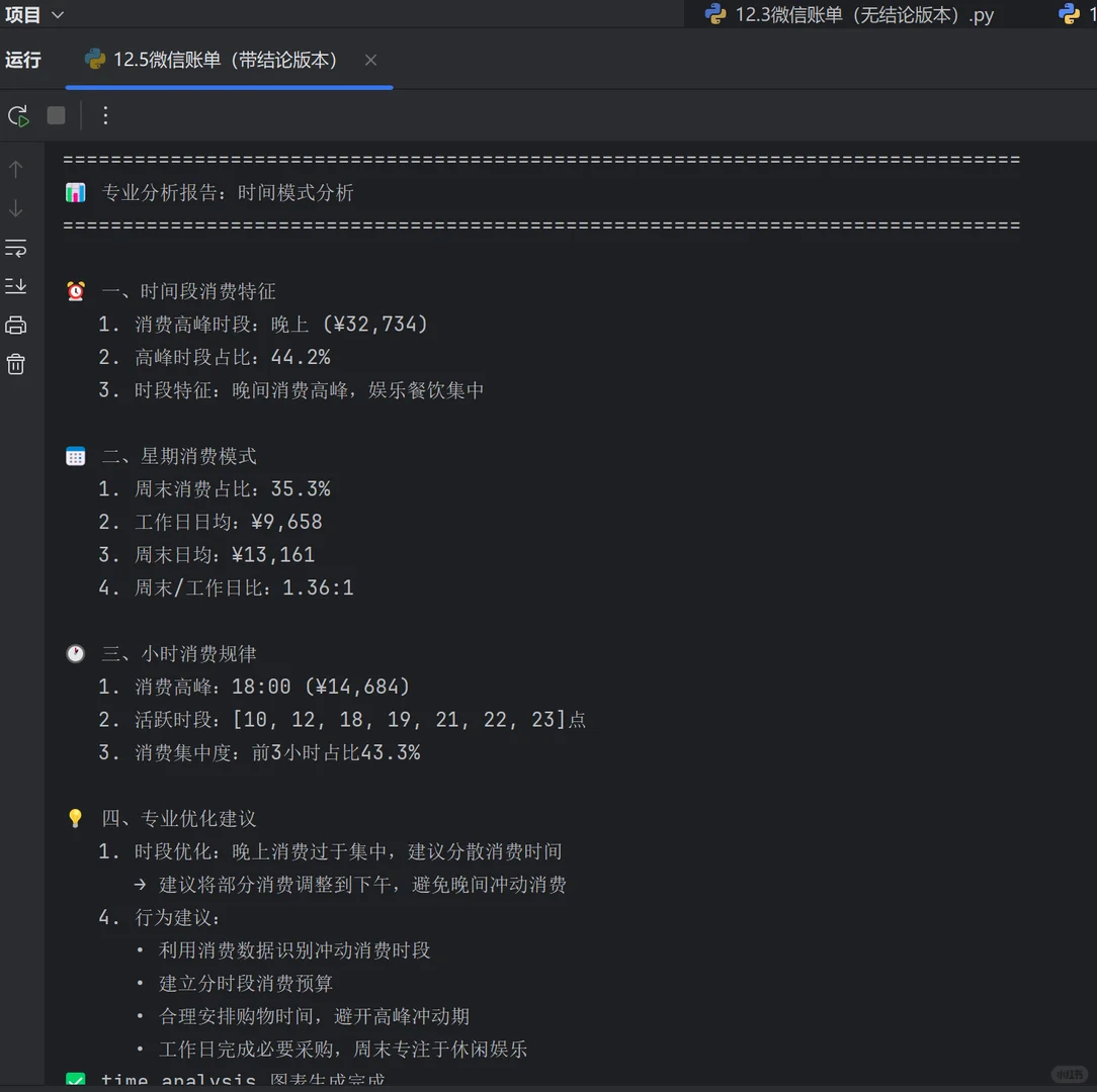 年终了，用python分析了2025年的微信账单