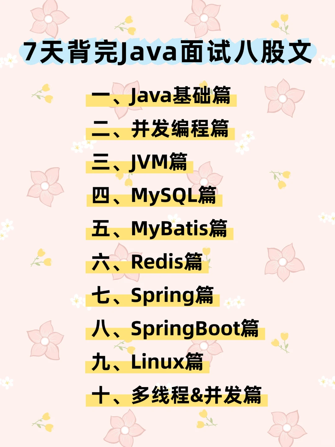 个人建议java面试真的别临时抱佛脚