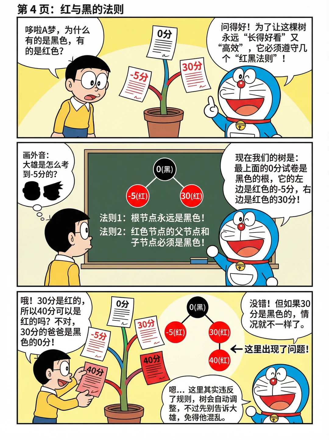 哆啦A梦数据结构之红黑树