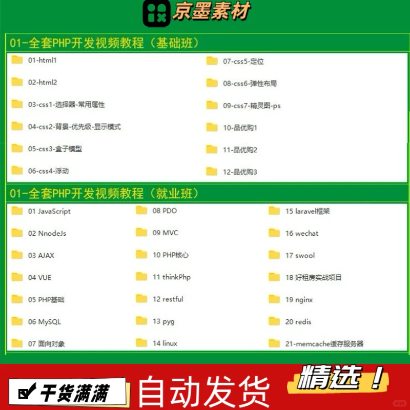0基础学PHP？这套教程直接封神！