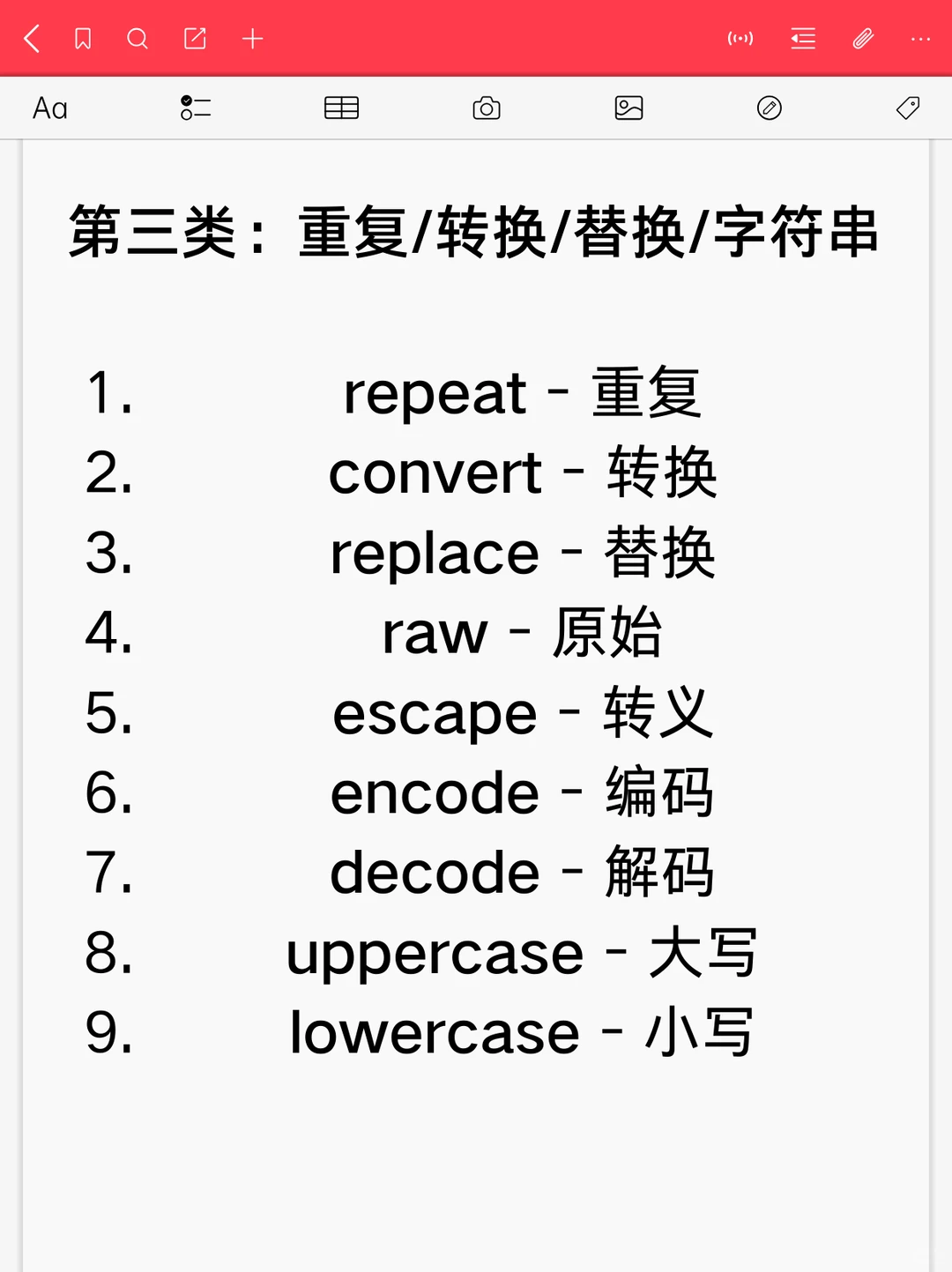 一定要记住的python单词有哪些？