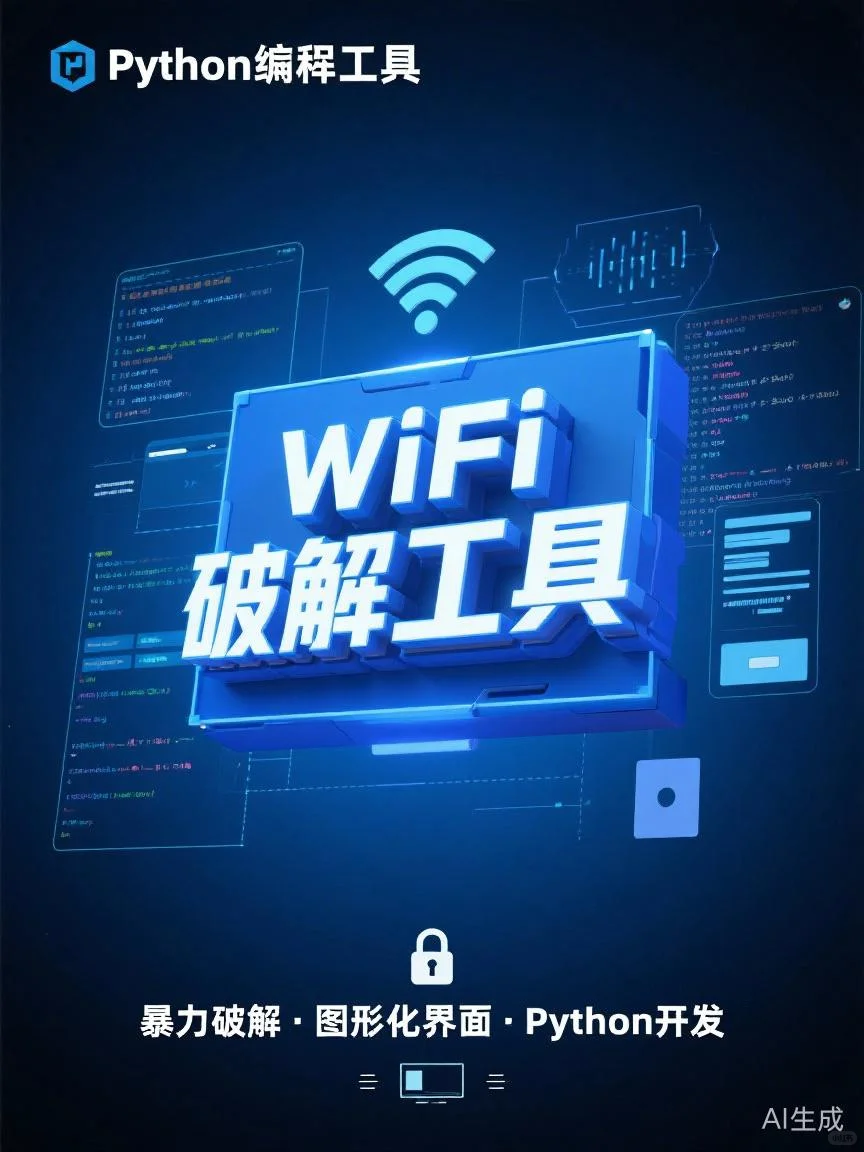Python WiFi神器！图形化操作💻