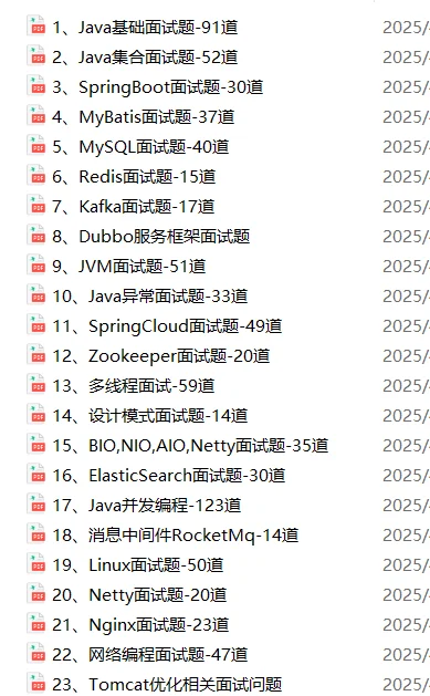 七天背完《Java八股文》，拿下offer!