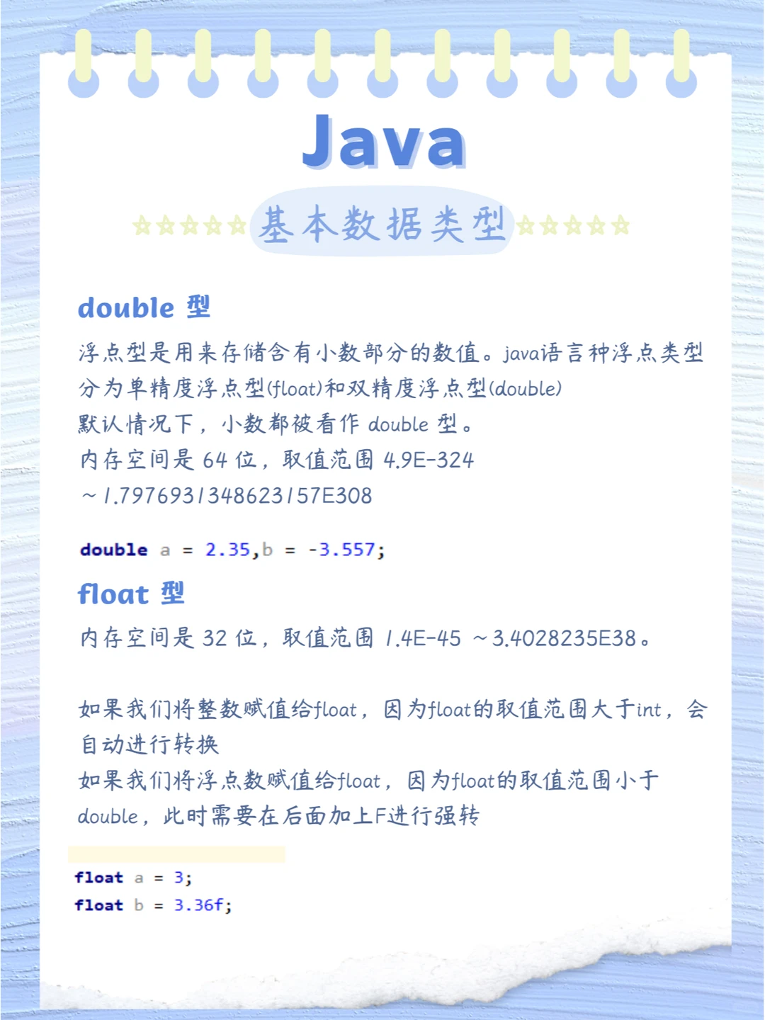 Java 基本数据类型