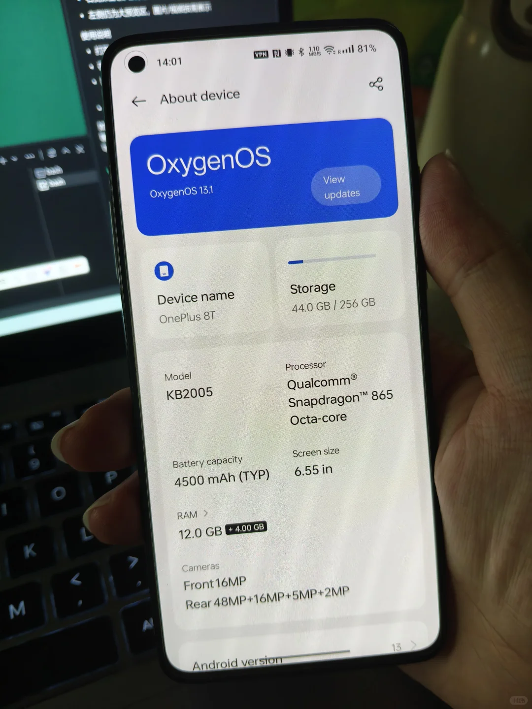 备用机刷氧OS13当安卓开发测试机
